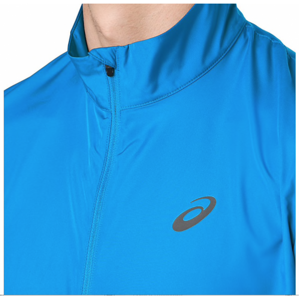 Geaca barbati ASICS SILVER JACKET RACE Blue | InfinityRun